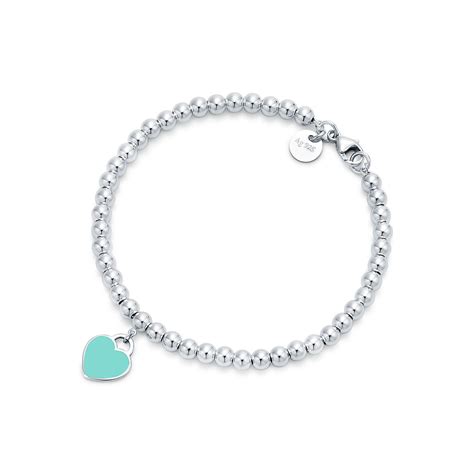 Blue Enamel Heart Bundle 450 650 Size OS Tiffany & Co. . Tiffany blue heart bracelet